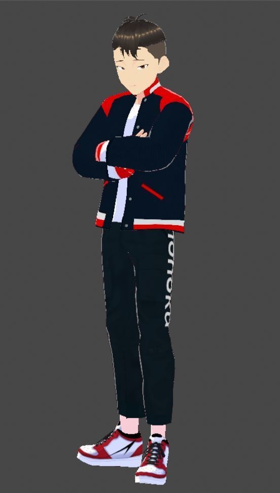 【VRoid】Sports-Jacket 運動外套