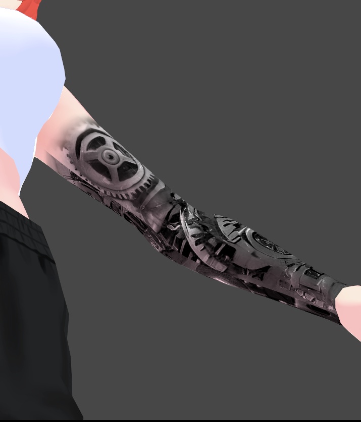 【VRoid】SteamPunkTattoo蒸氣龐克風格刺青