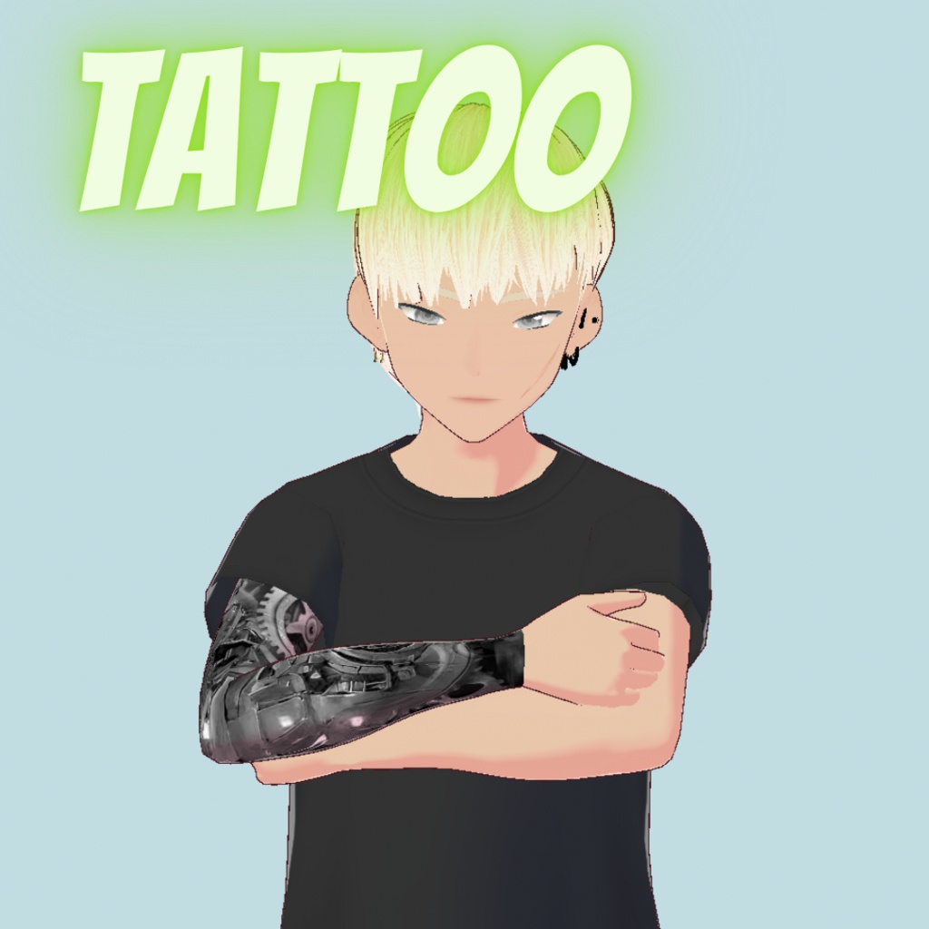 【VRoid】SteamPunkTattoo蒸氣龐克風格刺青