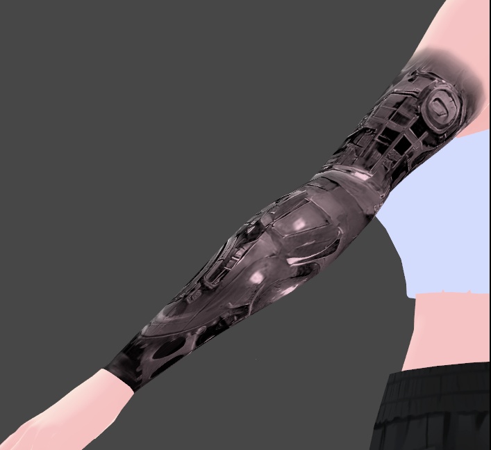 【VRoid】SteamPunkTattoo蒸氣龐克風格刺青