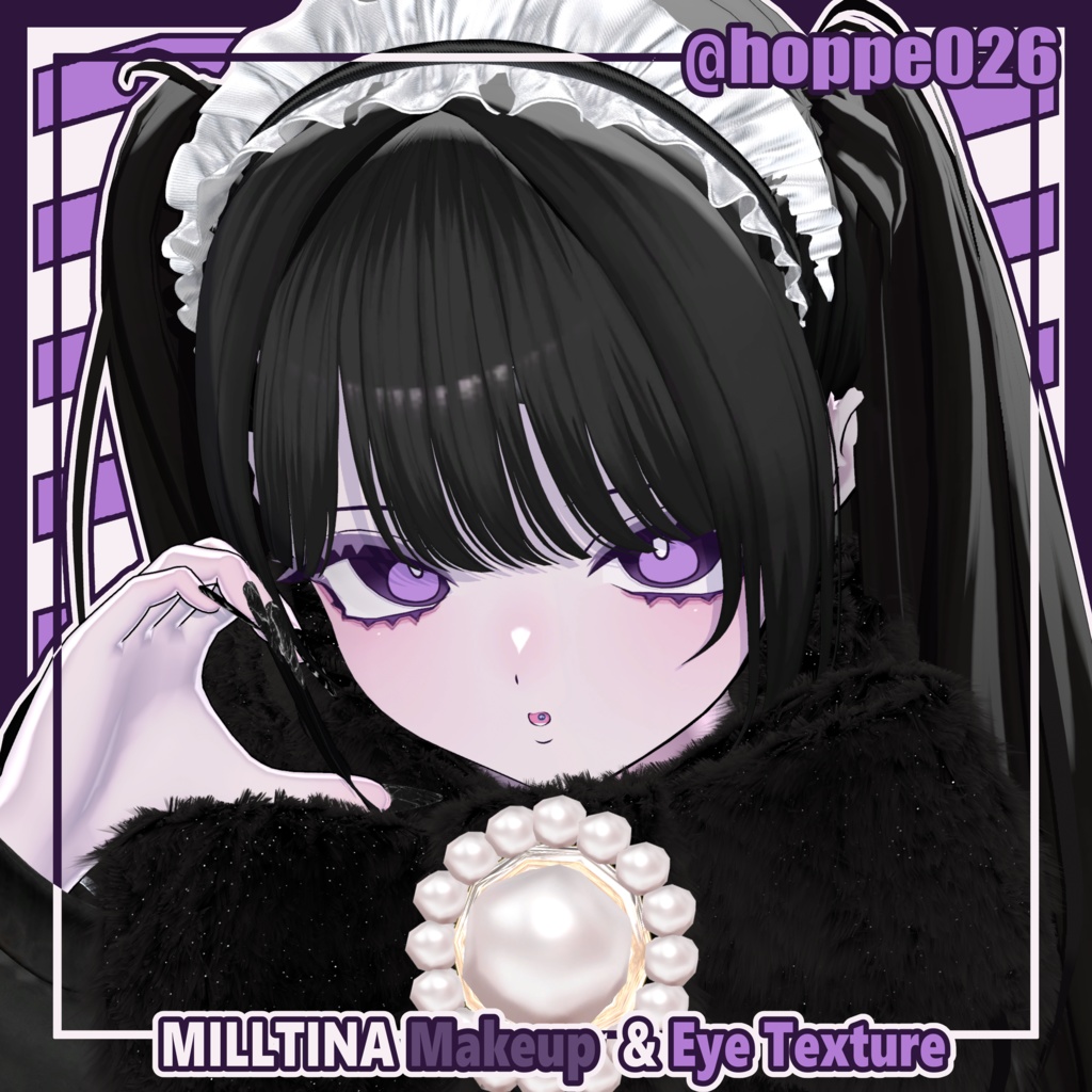 【ミルティナ - Milltina】ぶらっくかう Makeup & Eye Texture