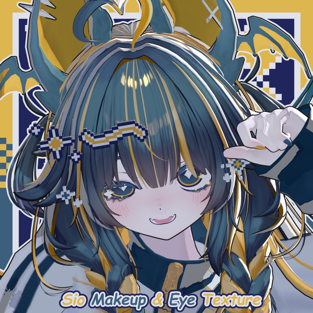 【しお - Sio】しろねこ Makeup & Eye Texture