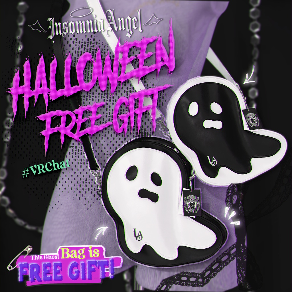 【無料🎁】Insomnia Angel . Ghost Bag【GIFT】