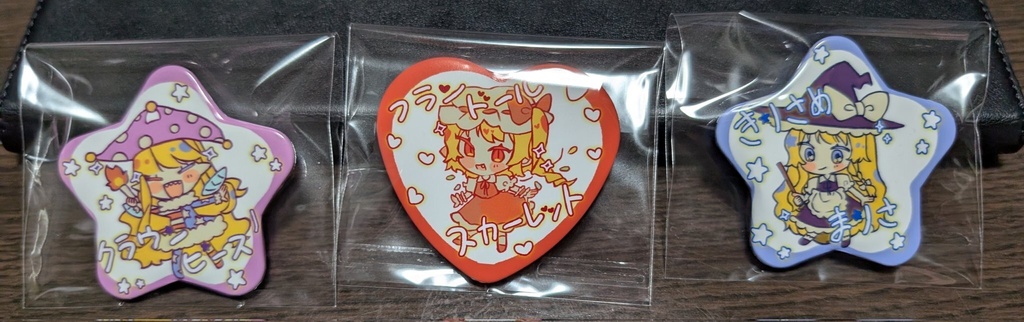 特殊型缶バッジ