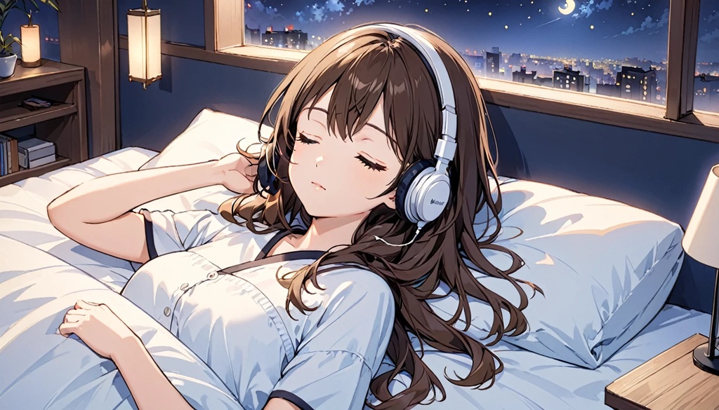 【フリーBGM】「睡眠導入LOFIサウンド – 安らかな夜のための音楽」「ぐっすり眠りたい夜に、リラックスできる音楽を。」【夜・落ち着く・まったり 】