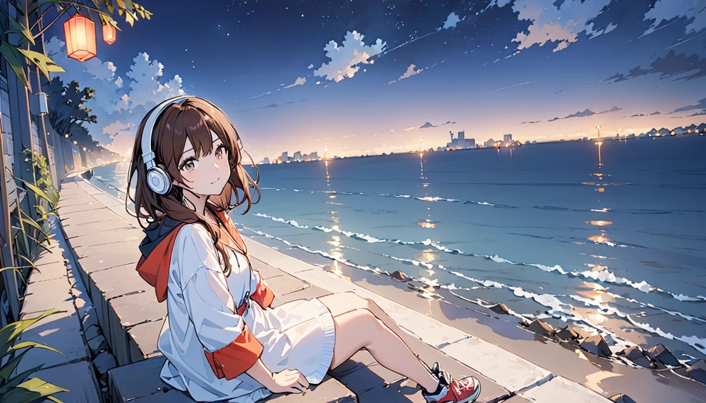 【作業用BGM】「海辺の風とLOFI – 穏やかな時間を過ごす音楽」【フリーBGM】
