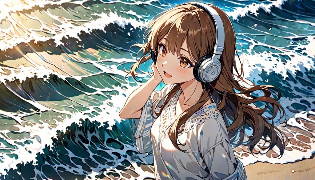 【作業用BGM】「波のリズムで心地よく」海辺のひととき【フリーBGM・リラクゼーション・自然音】