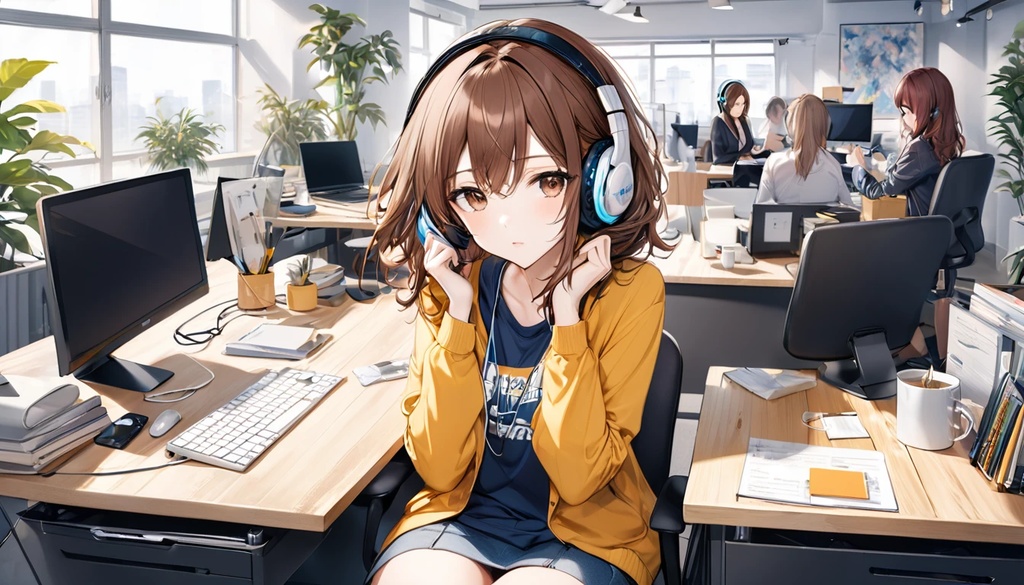 【作業用BGM】「オフィスで一息」気持ちが安らぐ音楽【フリーBGM・ヒーリング・メディテーション】