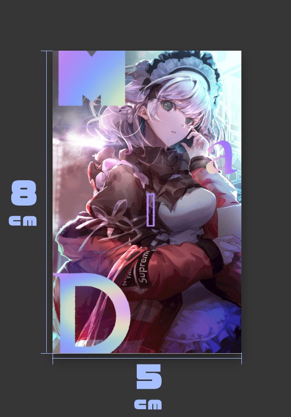 ホログラムステッカーB【単品】