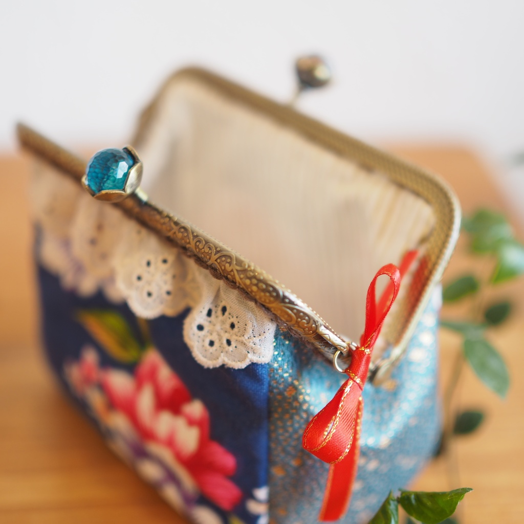 【刀剣乱舞】一期一振ガマ口ポーチ(1点もの)