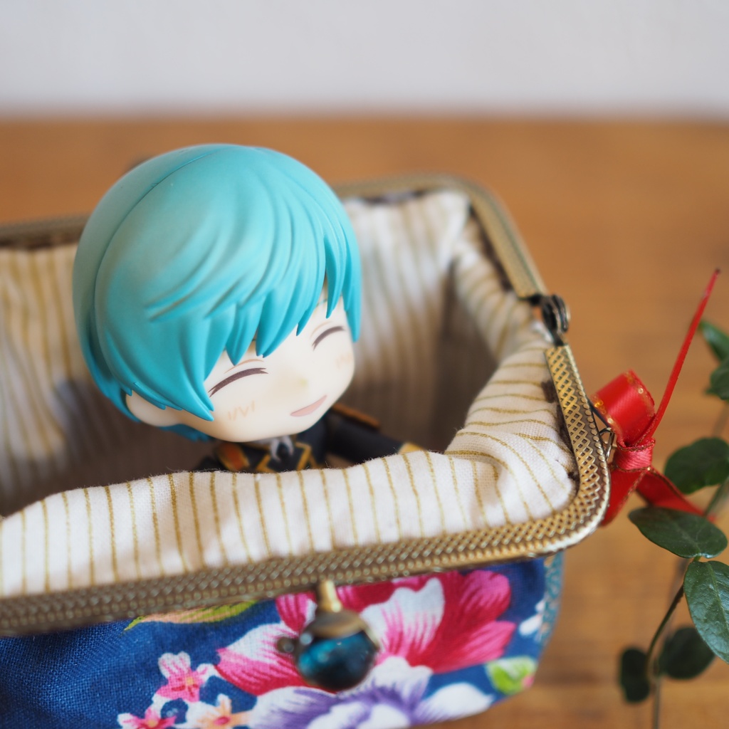 【刀剣乱舞】一期一振ガマ口ポーチ(1点もの)