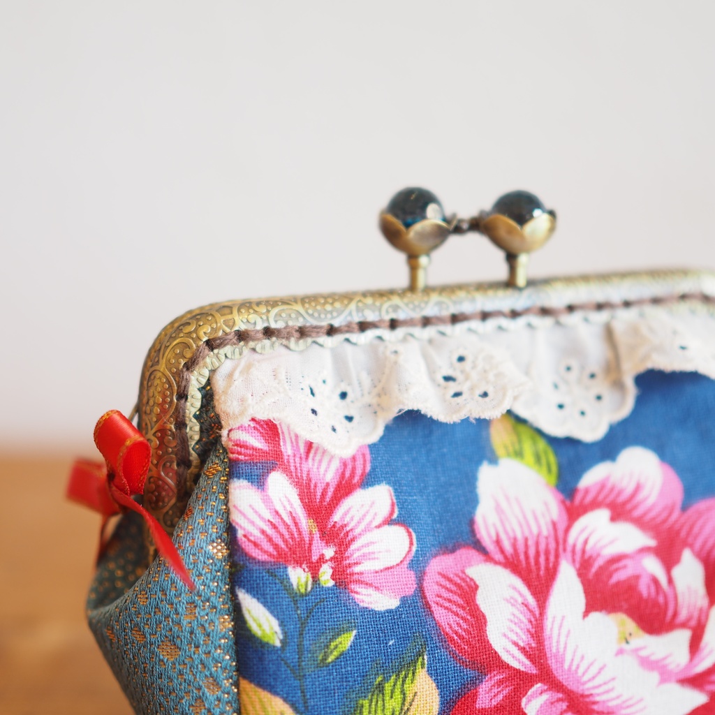 【刀剣乱舞】一期一振ガマ口ポーチ(1点もの)