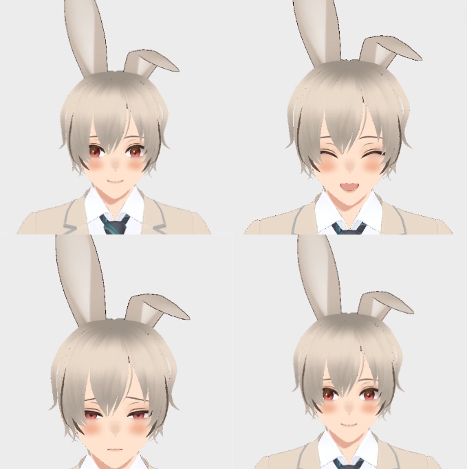 ウサギ系男子　さやまくん　sayama3D 3Dモデル - Chrom Sugar - 2/3