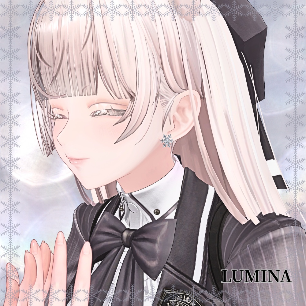 FROST ECHO – そっと響く雪の恋 –シルバーピアス