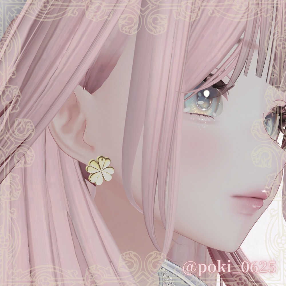 BLOOM KISS – 花が触れた瞬間 – ピアス