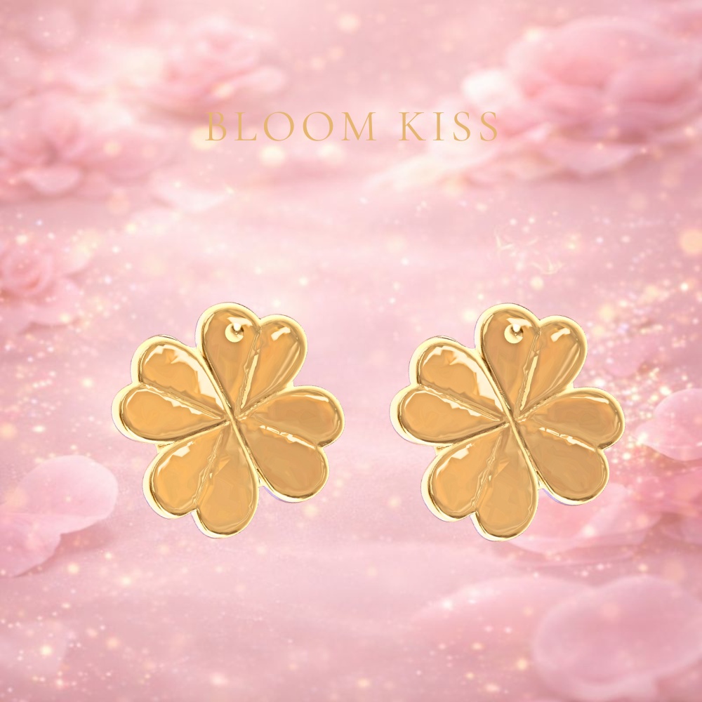 BLOOM KISS – 花が触れた瞬間 – ピアス