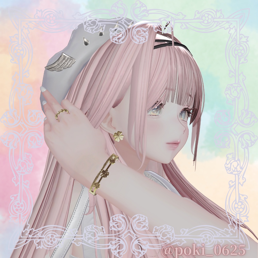 BLOOM KISS – 花が触れた瞬間 – ピアス