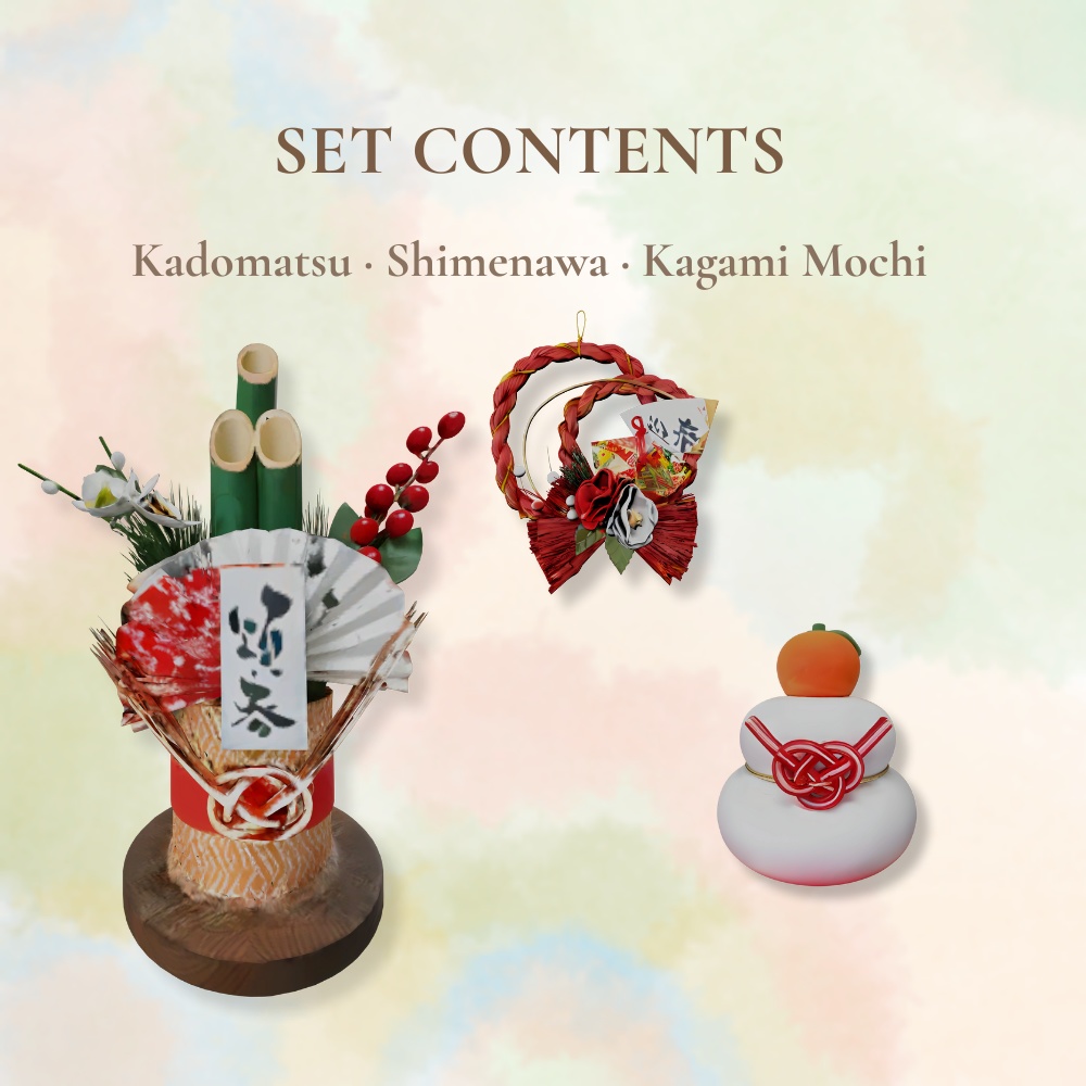 🎍NEW YEAR SET|お正月飾り3点セット