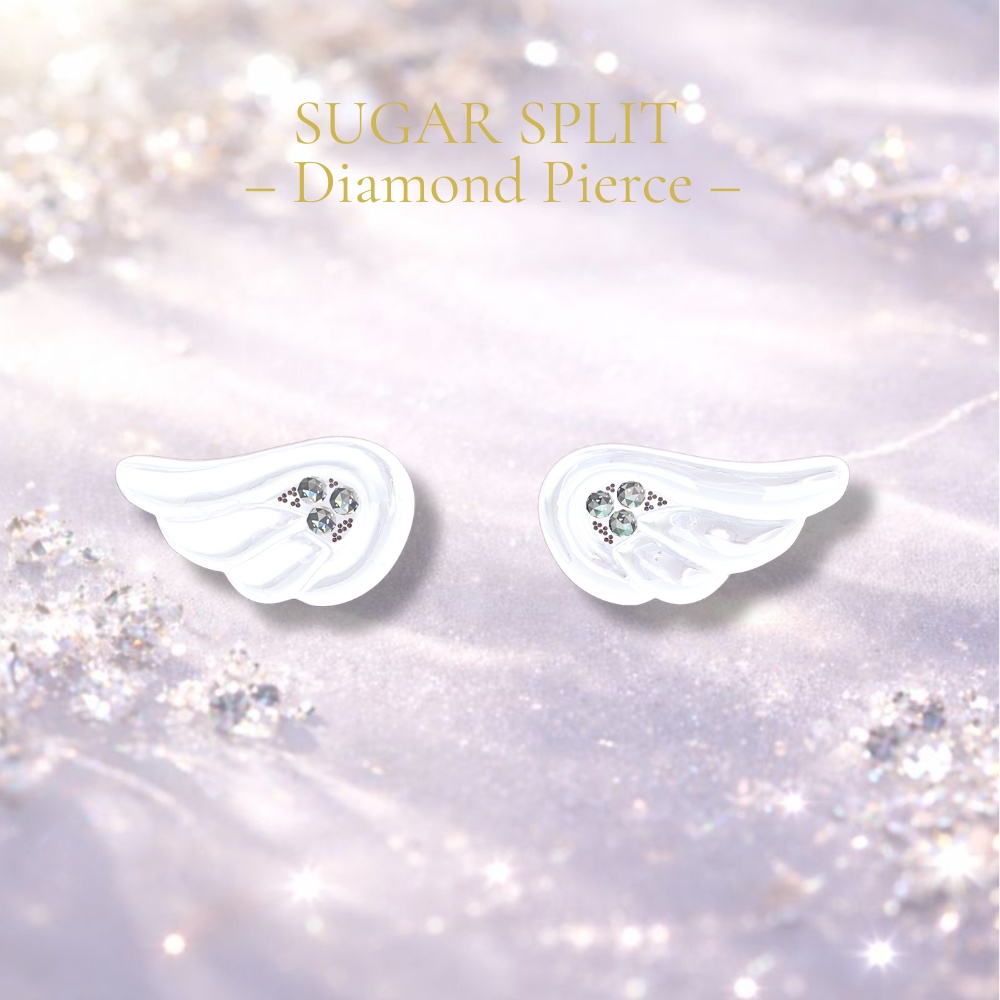 SUGAR SPLIT – Diamond Pierce –SUGAR SPLIT おそろいピアス