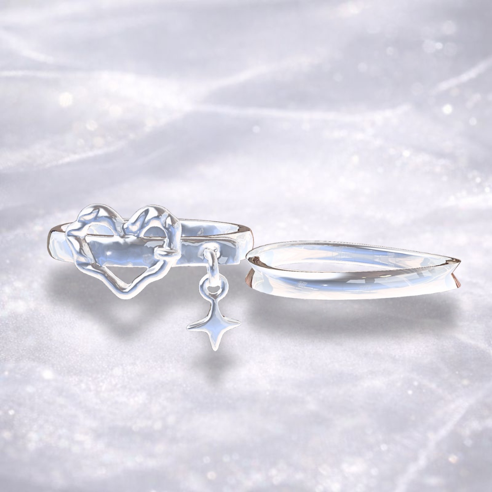 TIED HEARTS – 結ばれた気持ち –シルバーリング2本組