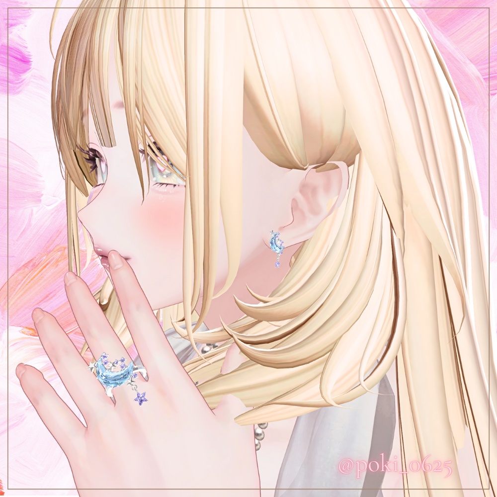 MOON WAS BEAUTIFUL— 今夜も、同じ月を —ピアス