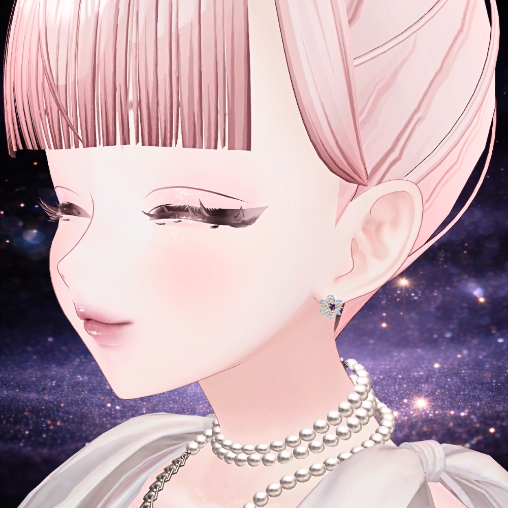 1月の誕生石ピアス BORN IN JANUARY ― 触れられない距離で ―