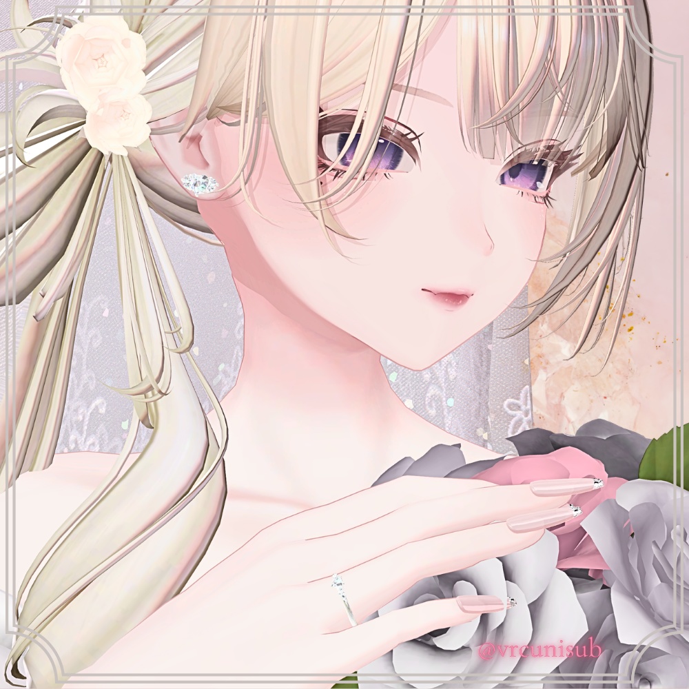 4月誕生石ピアス BORN IN APRIL ― まっすぐなままで ―