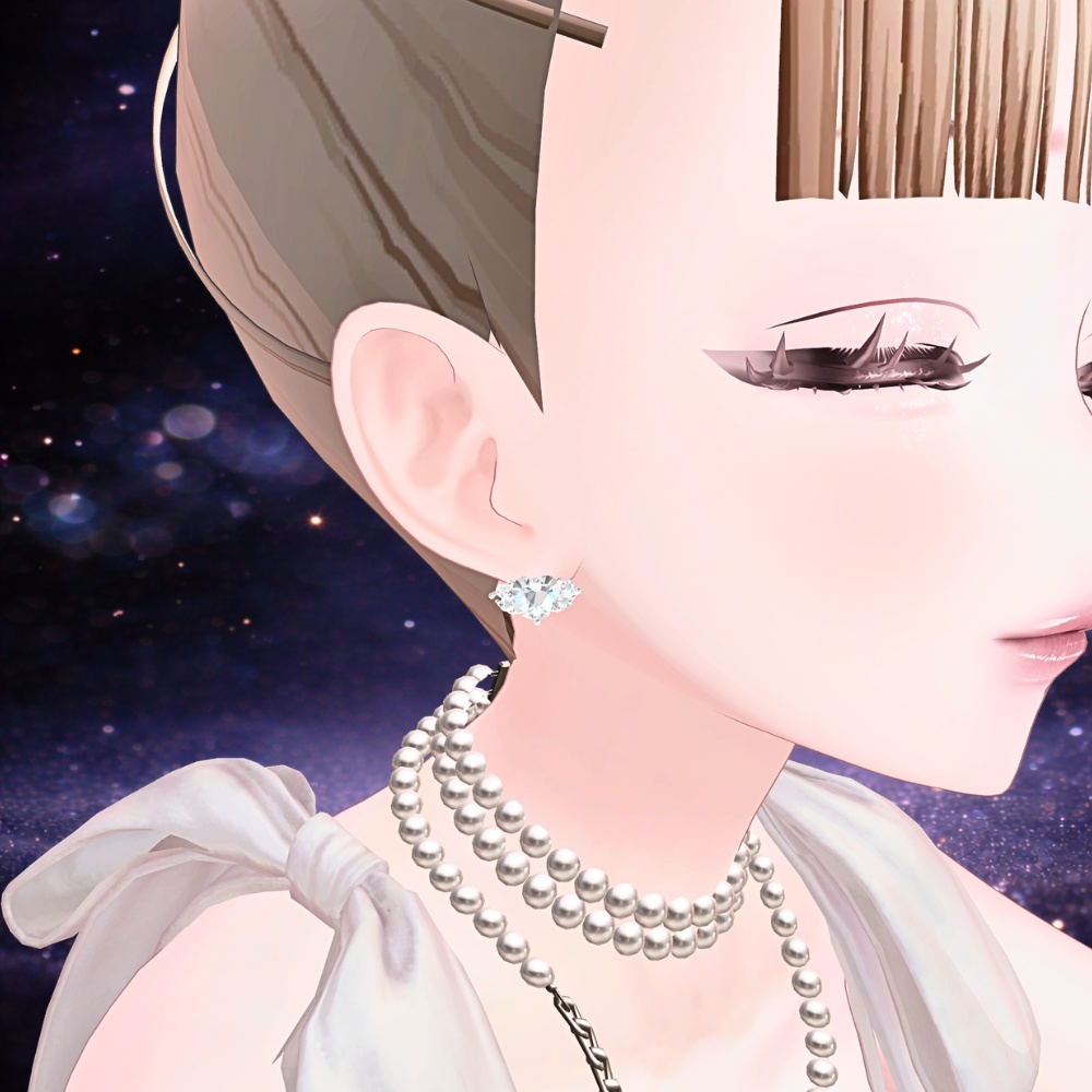 4月誕生石ピアス BORN IN APRIL ― まっすぐなままで ―