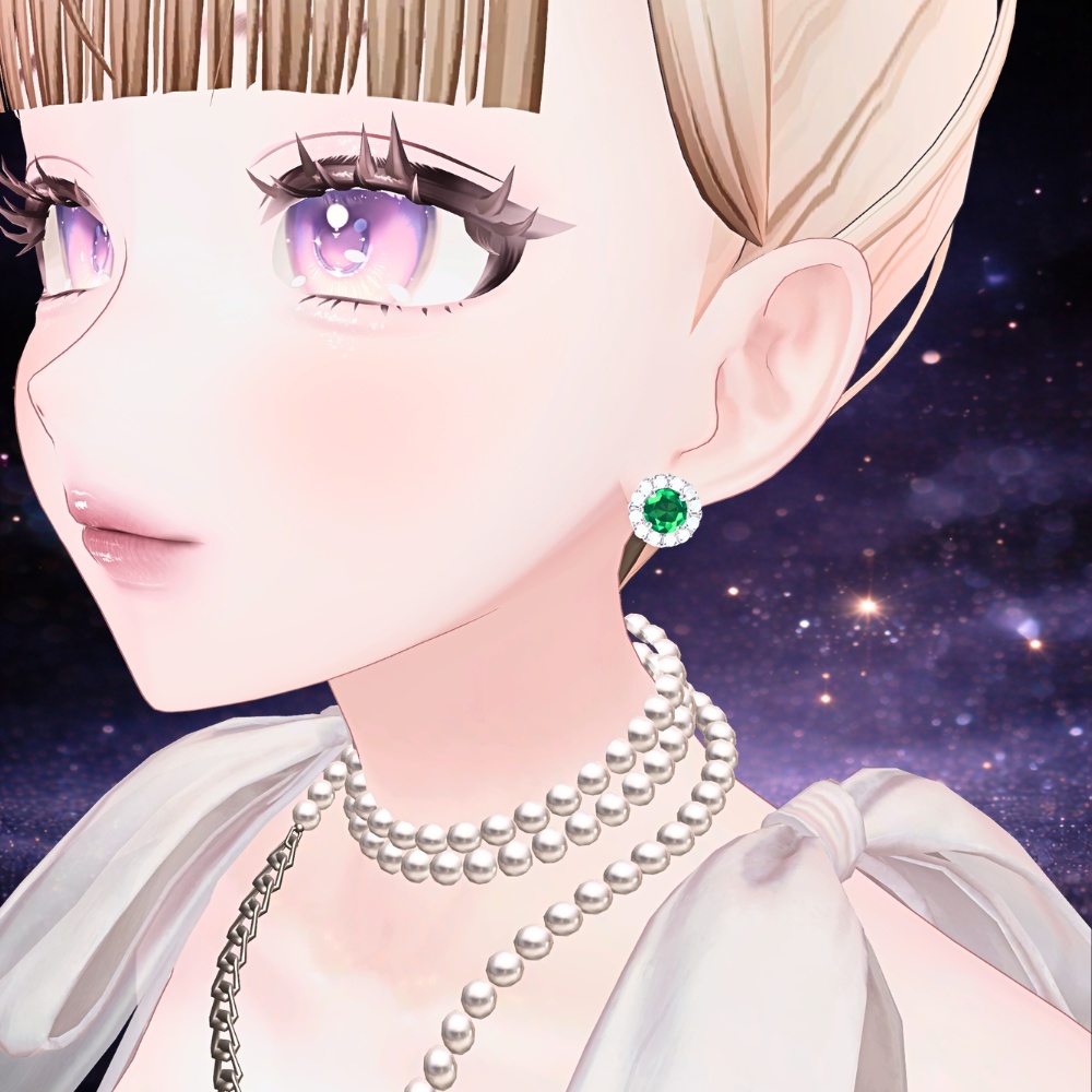 5月誕生石ピアス BORN IN MAY ― 目を逸らせなくて ―