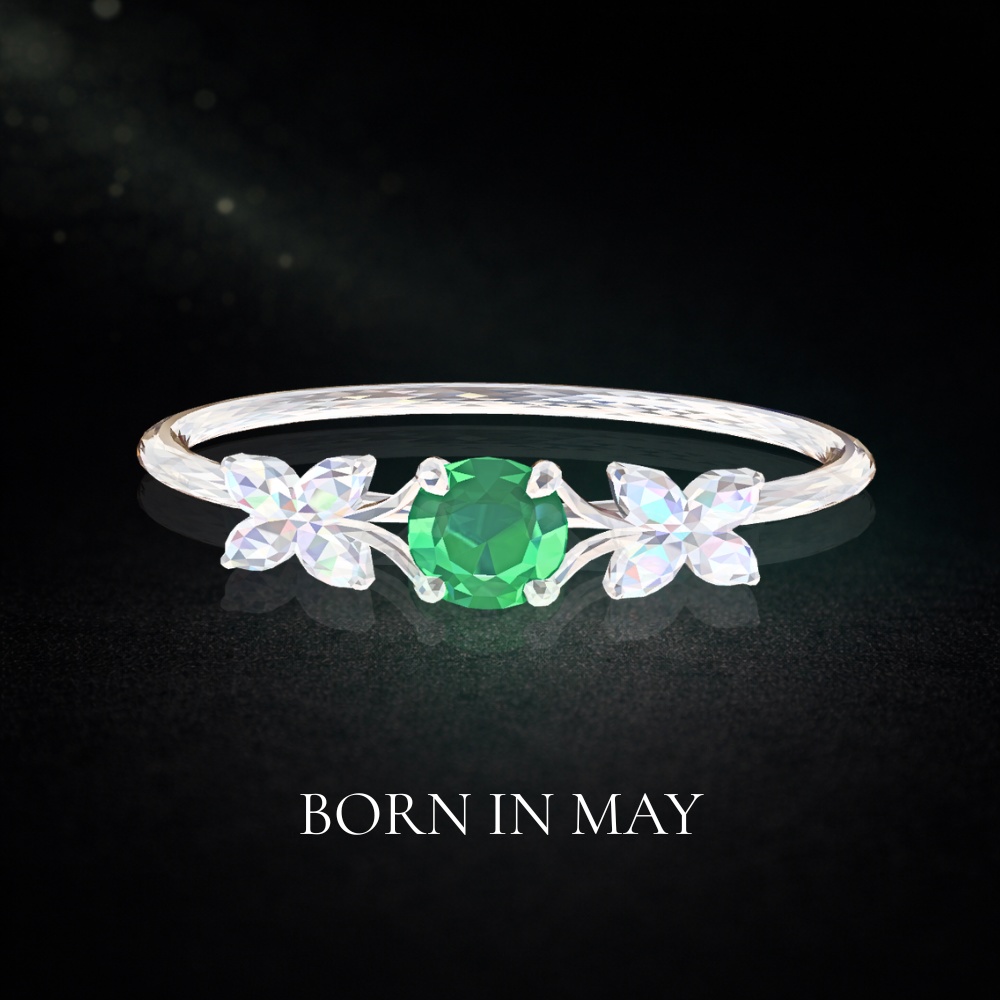 ５月誕生石リング　BORN IN MAY ― 見つけてしまった ―