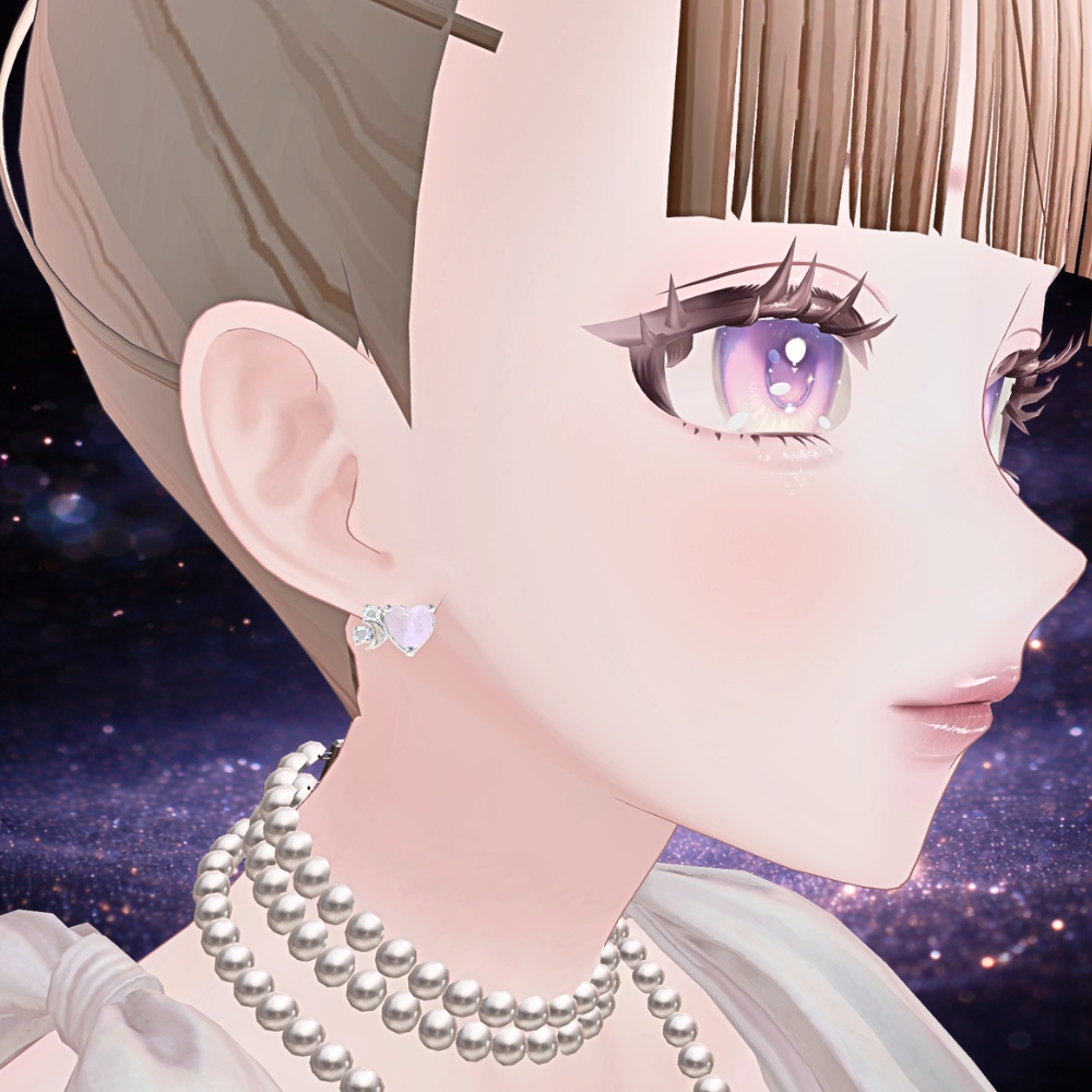 6月誕生石ピアス BORN IN JUNE ― 言葉にしないで ―