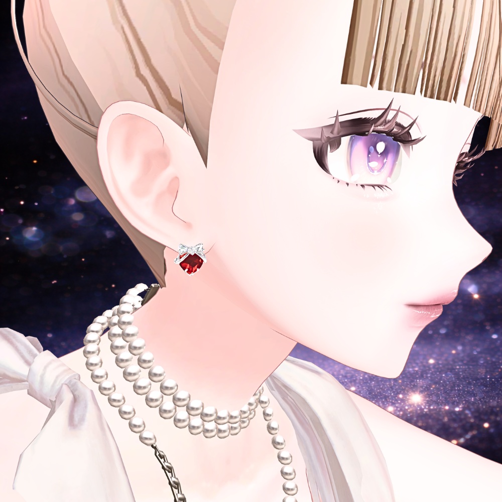 7月誕生石ピアス BORN IN JULY ― こぼれてしまう前に ―