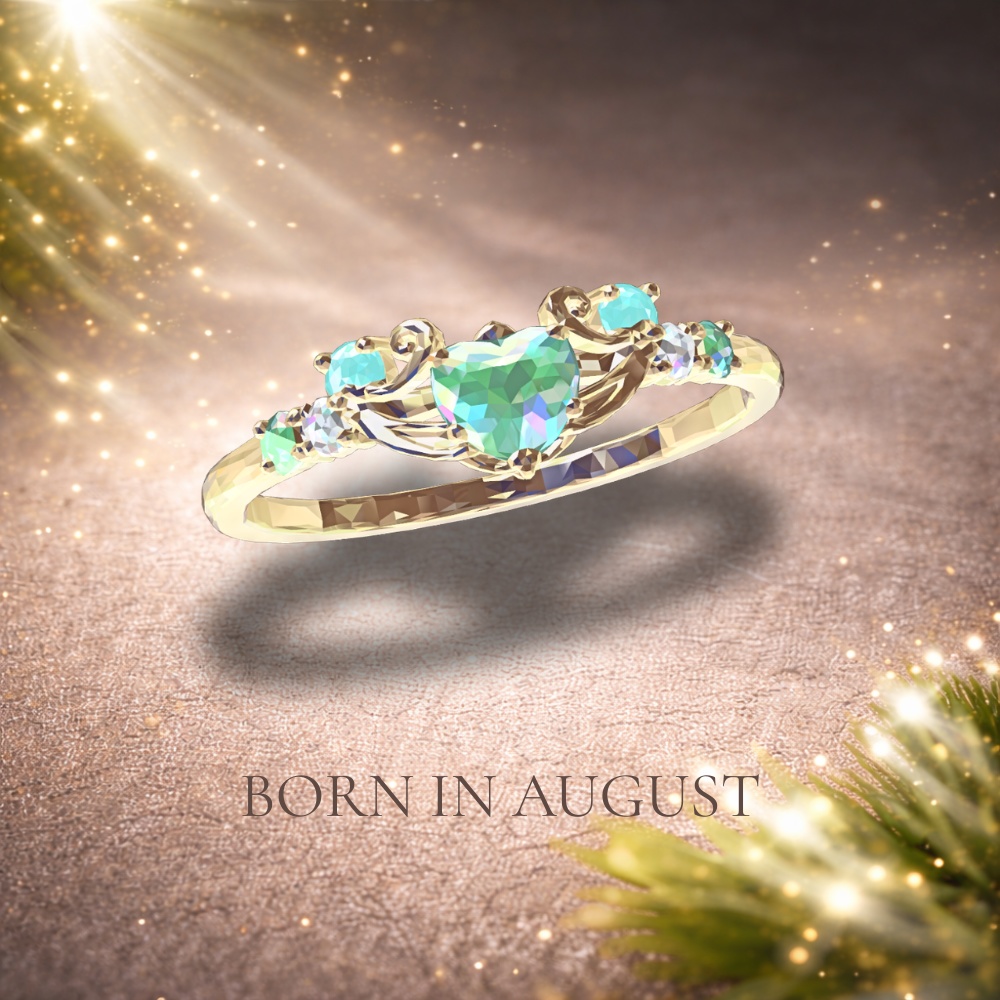８月誕生石リング　BORN IN AUGUST ― ちゃんと好きだった ―