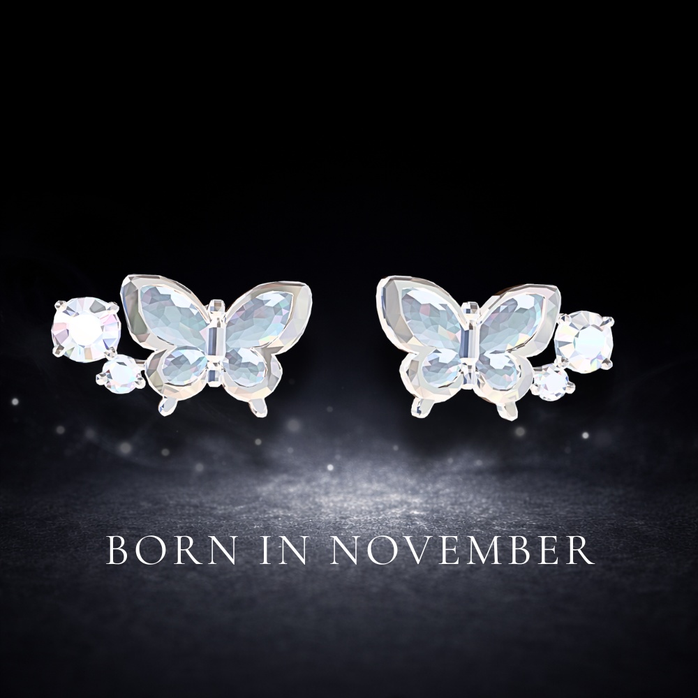 １１月誕生石ピアス　BORN IN NOVEMBER ― もう戻らないで ―