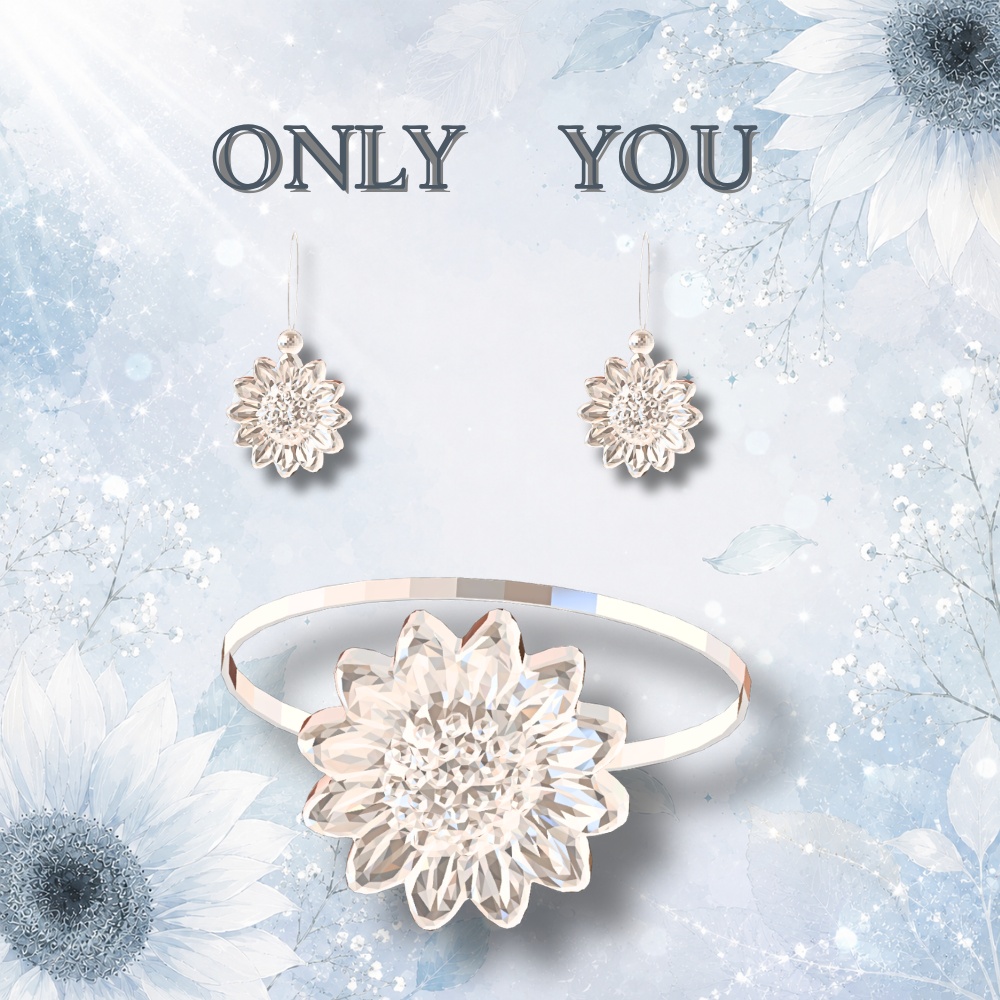 ONLY YOU ― あなただけを見つめて― シルバーピアス・リング