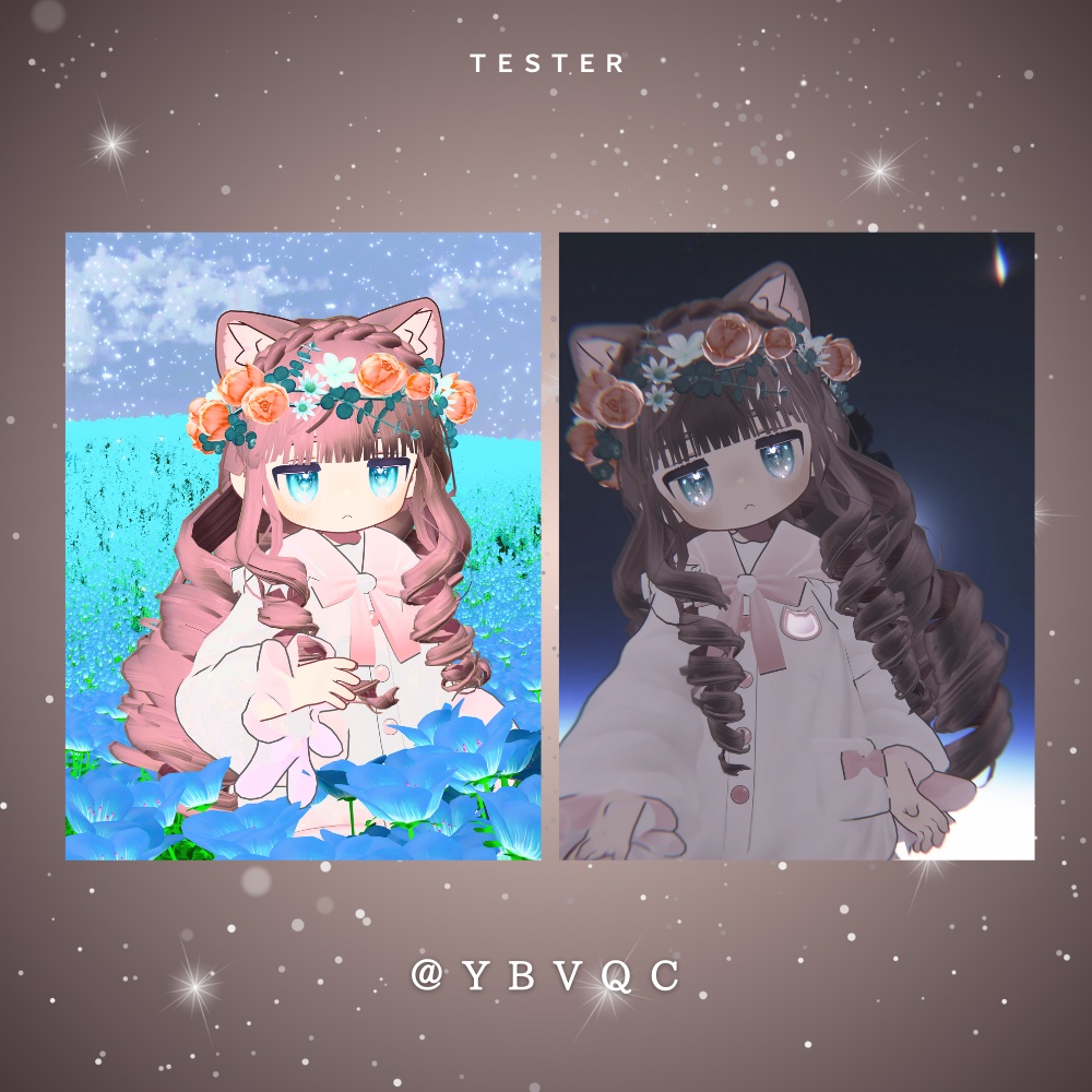 【7アバター対応】お嬢様縦ロール-Elegant Ringlet Hair-