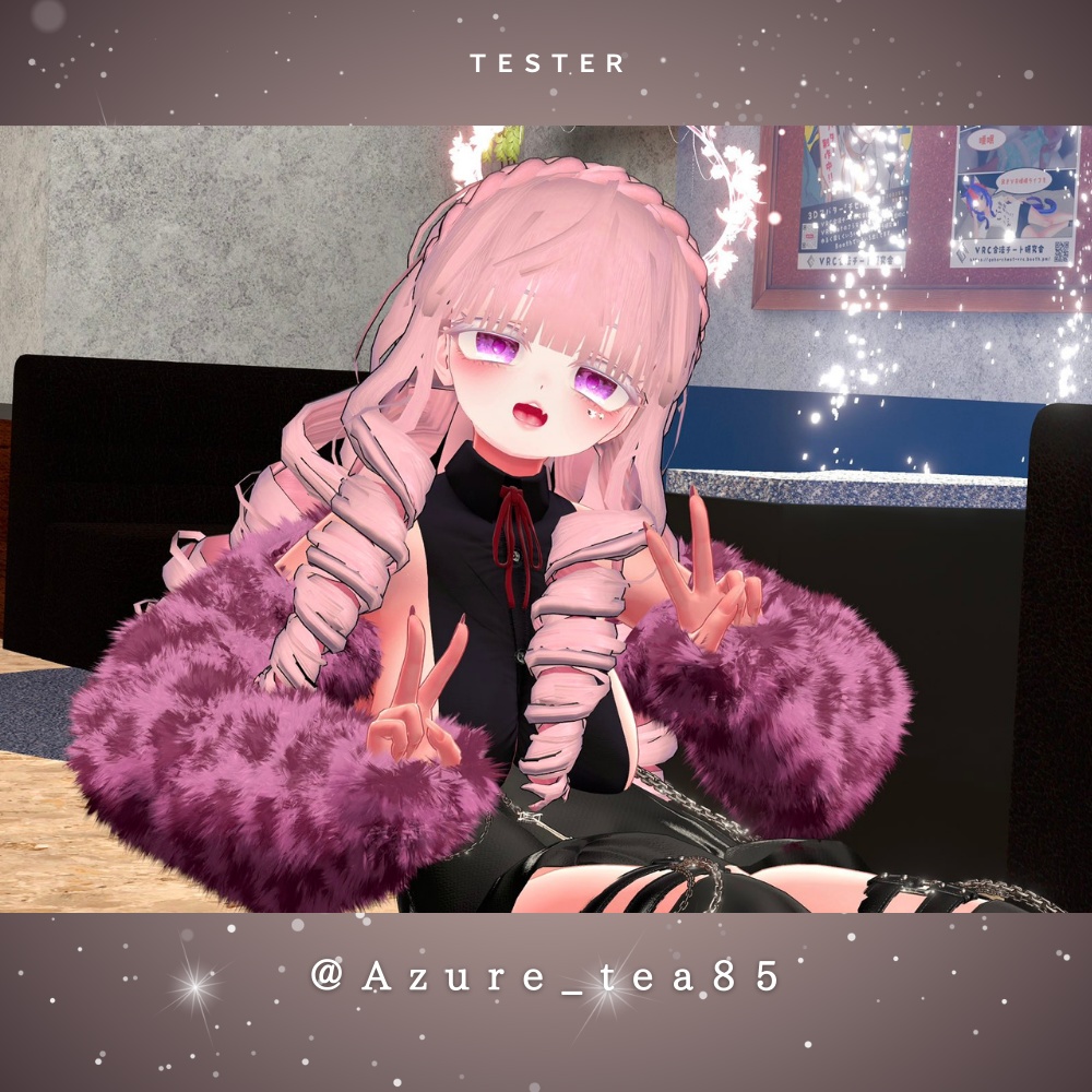 【7アバター対応】お嬢様縦ロール-Elegant Ringlet Hair-