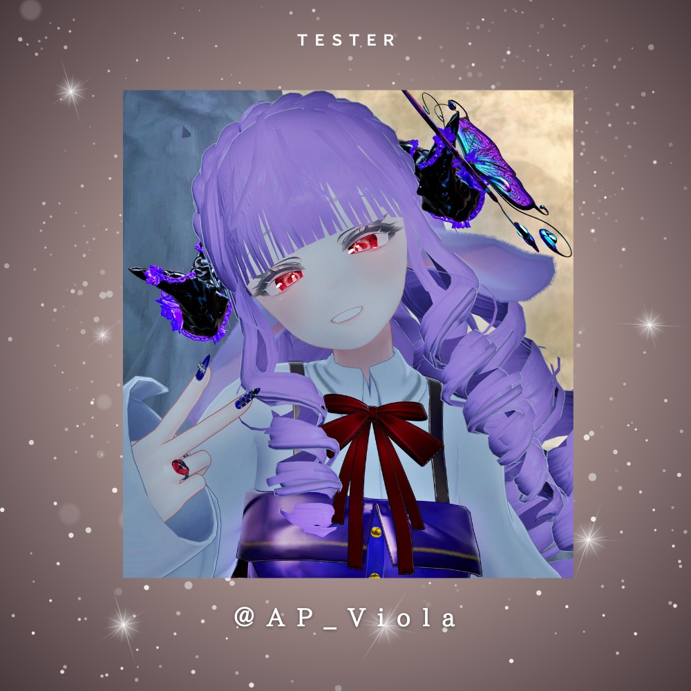 【7アバター対応】お嬢様縦ロール-Elegant Ringlet Hair-