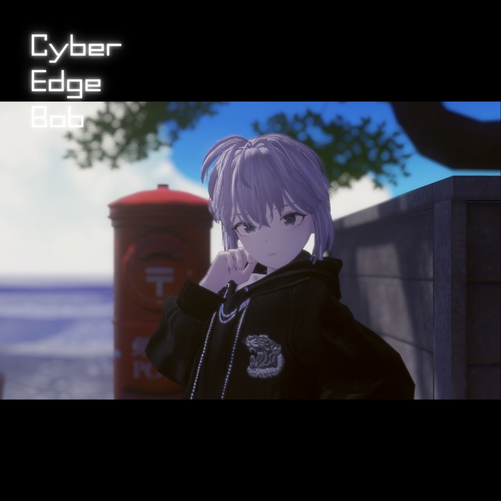【VRC想定】Cyber Edge Bob〈6アバター対応〉