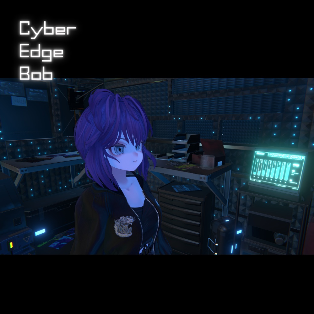 【VRC想定】Cyber Edge Bob〈6アバター対応〉