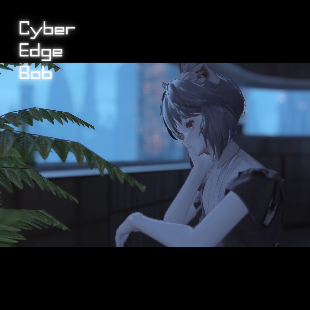 【VRC想定】Cyber Edge Bob〈6アバター対応〉