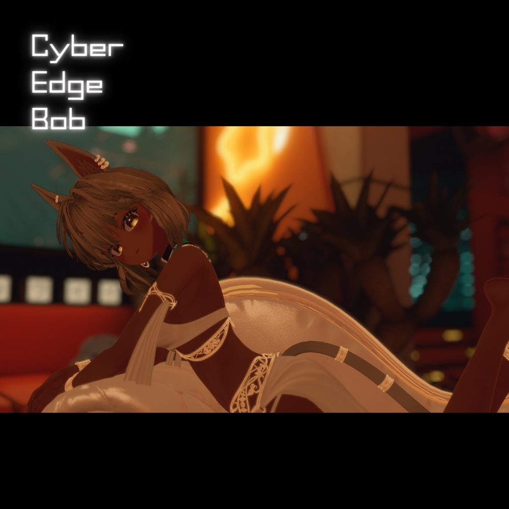 【VRC想定】Cyber Edge Bob〈6アバター対応〉