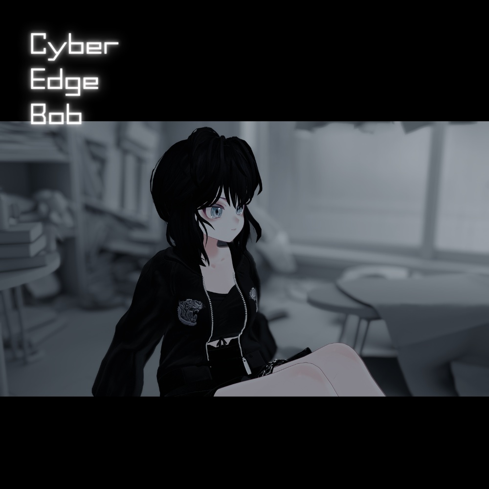 【VRC想定】Cyber Edge Bob〈6アバター対応〉