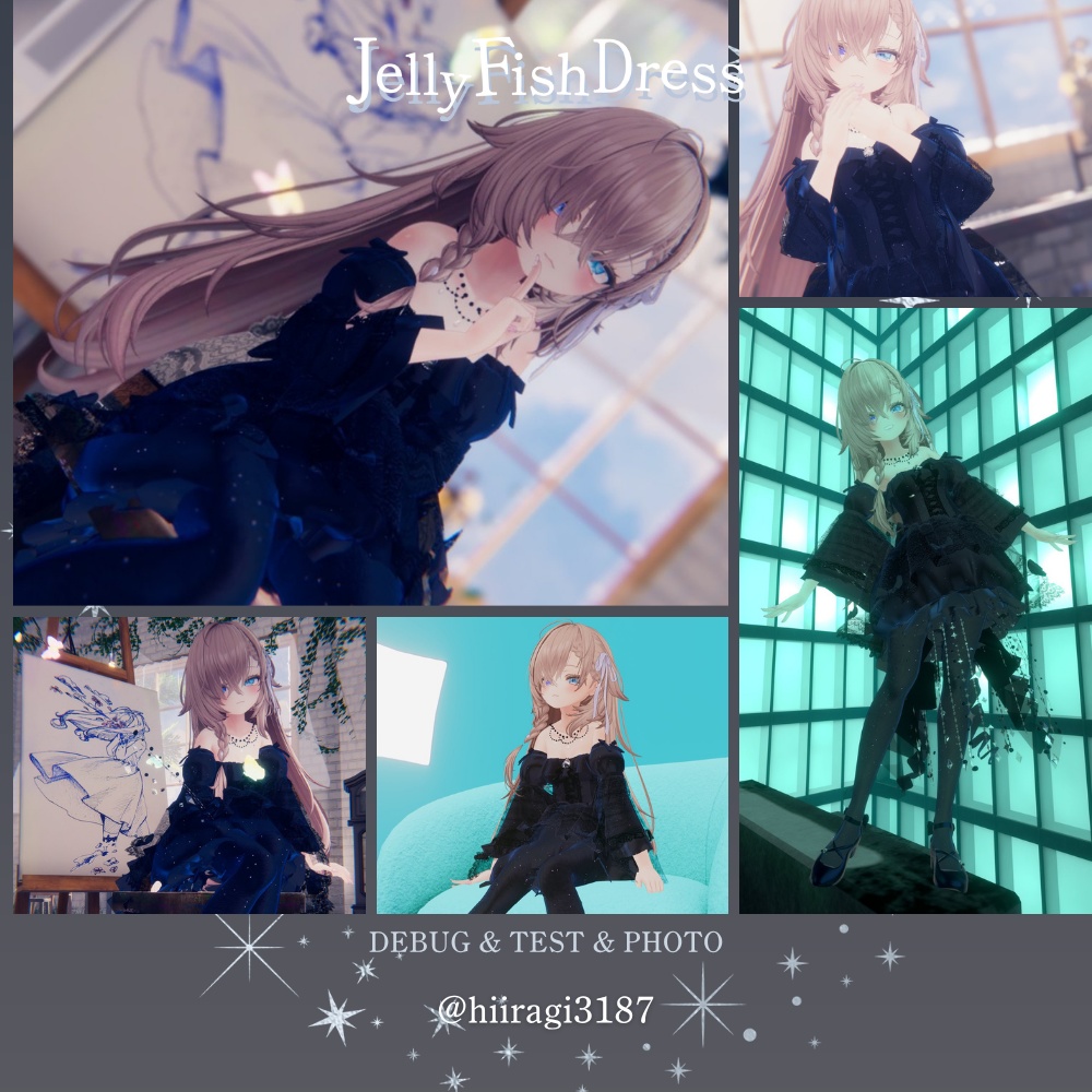 JellyFish Dress -クラゲドレス-【9アバター対応】