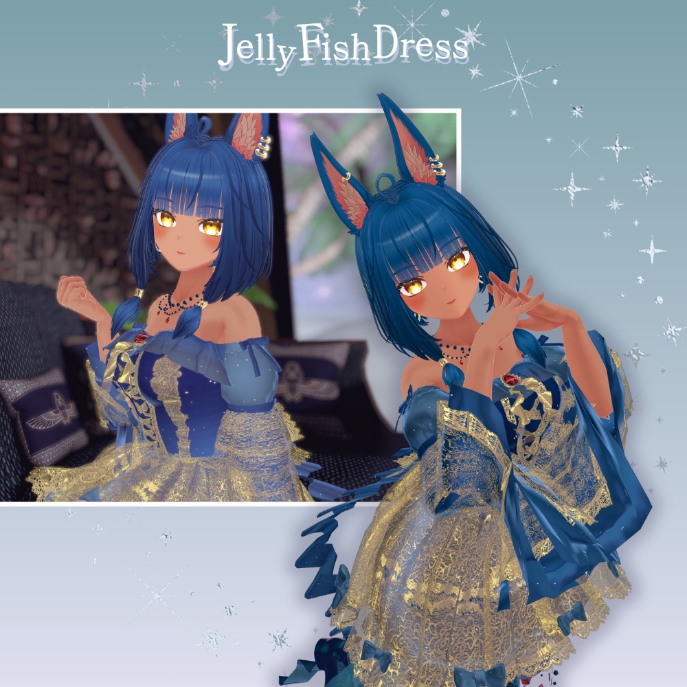 JellyFish Dress -クラゲドレス-【9アバター対応】
