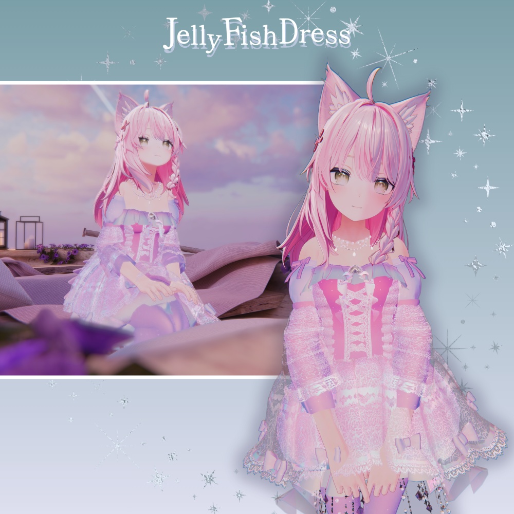JellyFish Dress -クラゲドレス-【9アバター対応】
