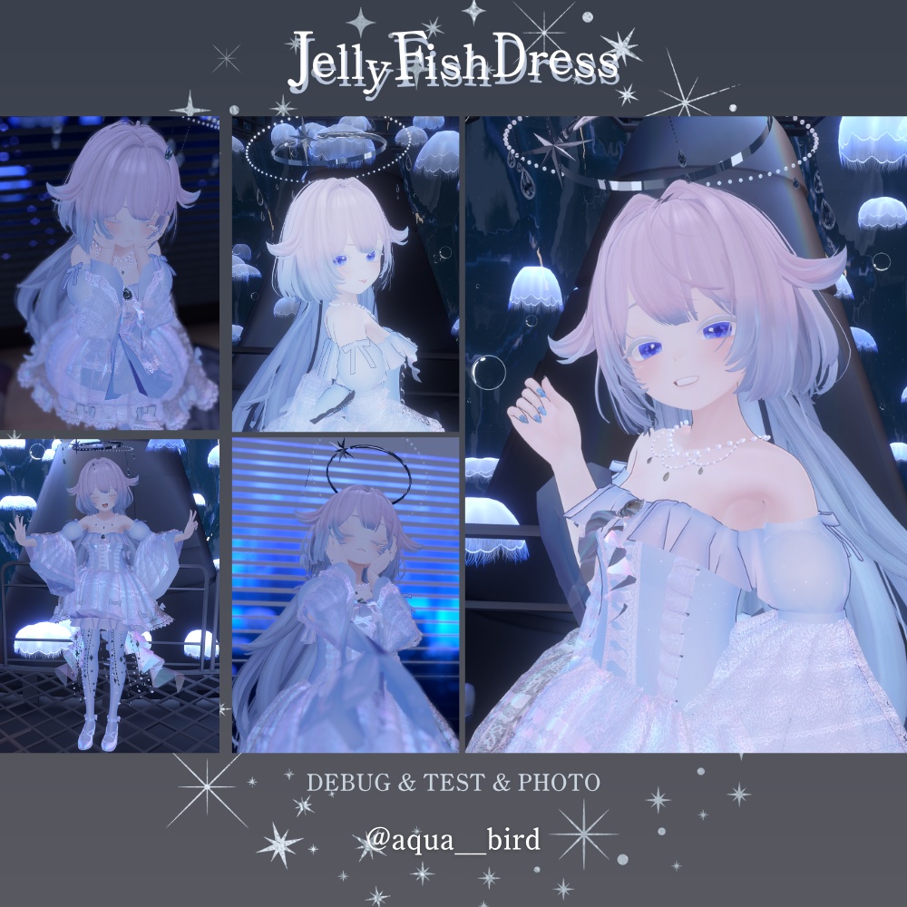 JellyFish Dress -クラゲドレス-【9アバター対応】
