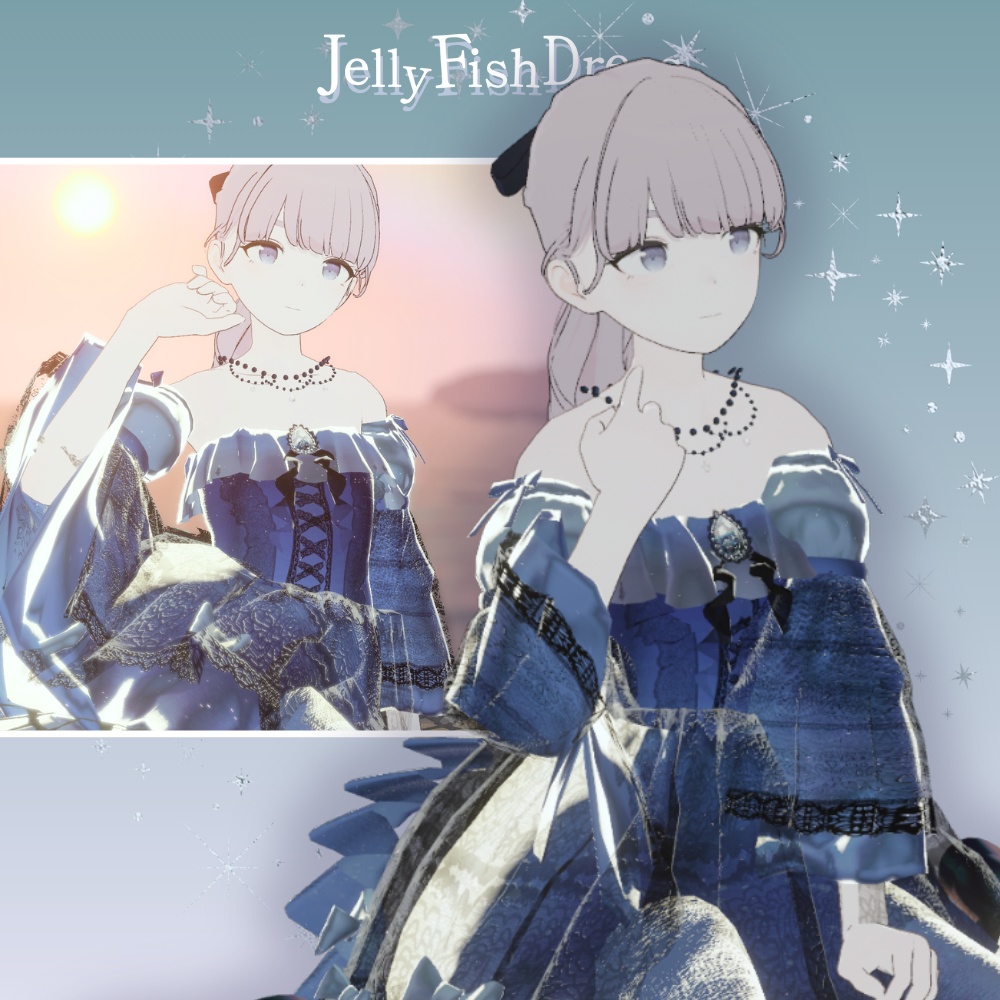 JellyFish Dress -クラゲドレス-【9アバター対応】