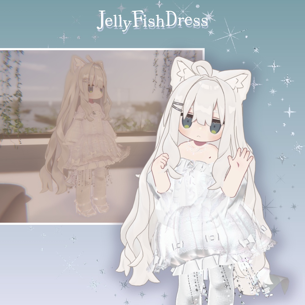 JellyFish Dress -クラゲドレス-【9アバター対応】