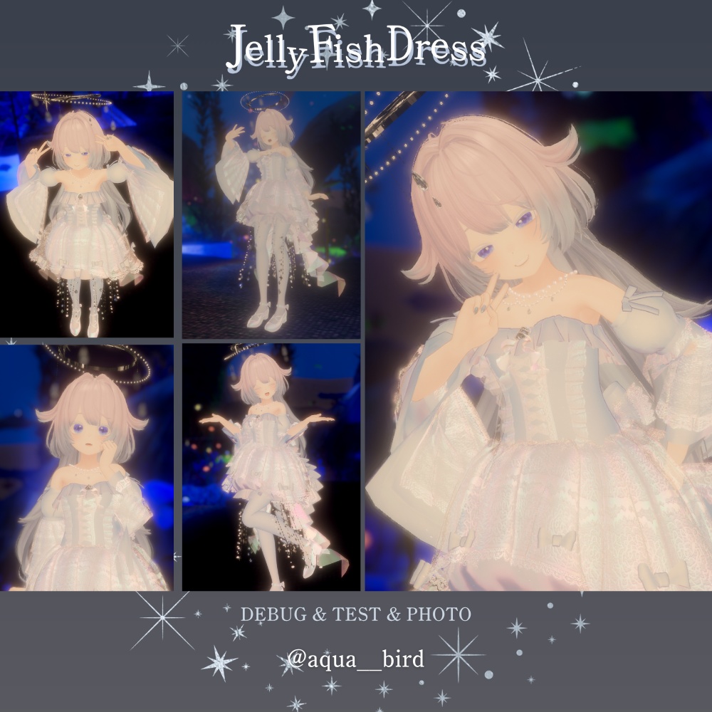 JellyFish Dress -クラゲドレス-【9アバター対応】